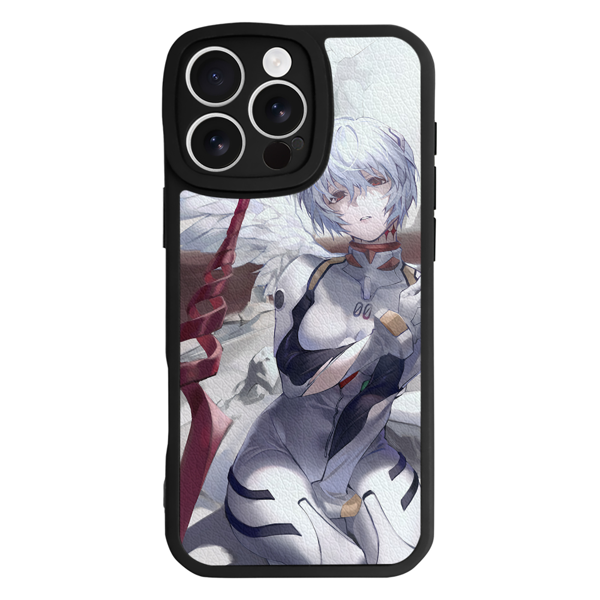 （画像用） EVA 新世紀エヴァンゲリオン 【iPhone 16シリーズ対応】シリコンスマホケース（レザー調） 材質：シリコン